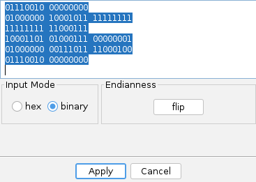 Binary pattern