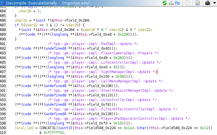 Annotated vtable calls