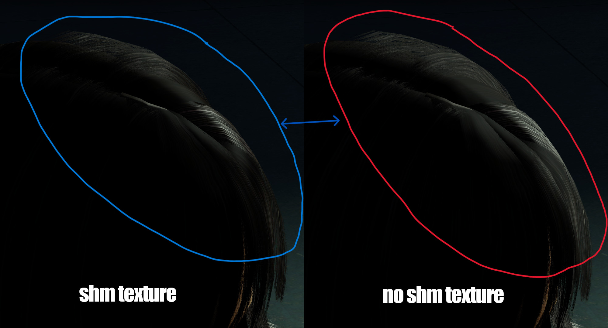 SHM vs no SHM