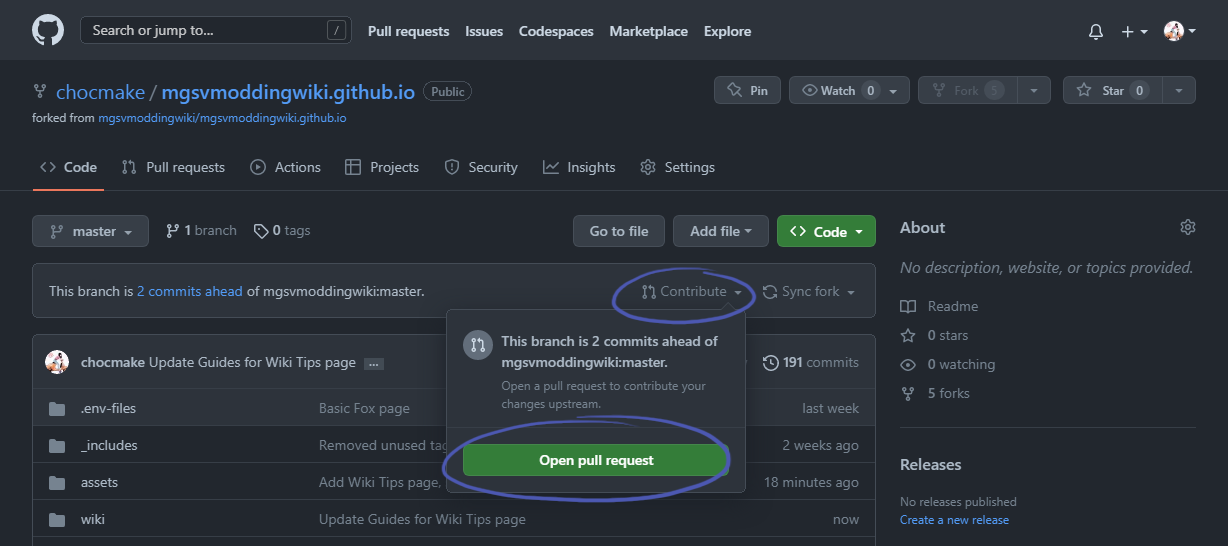 Using Github.com | MGSV Modding Wiki