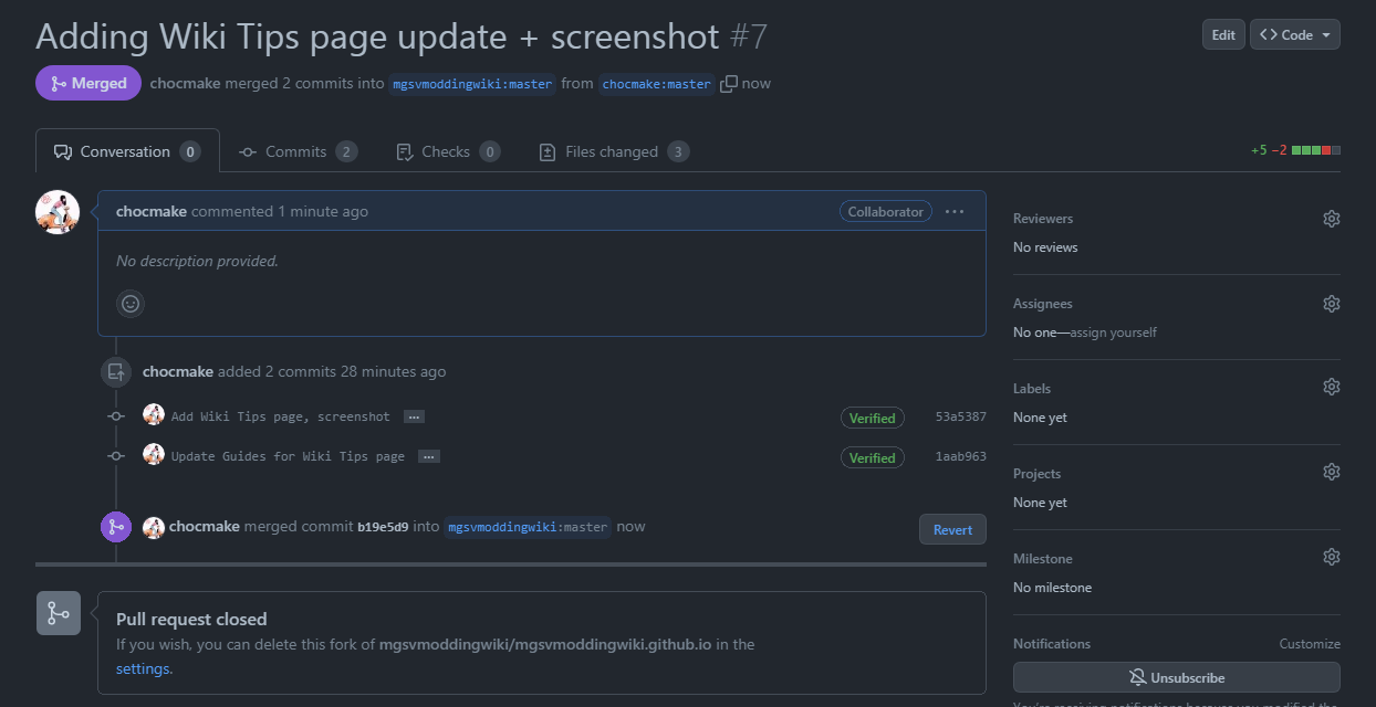 Using Github.com | MGSV Modding Wiki