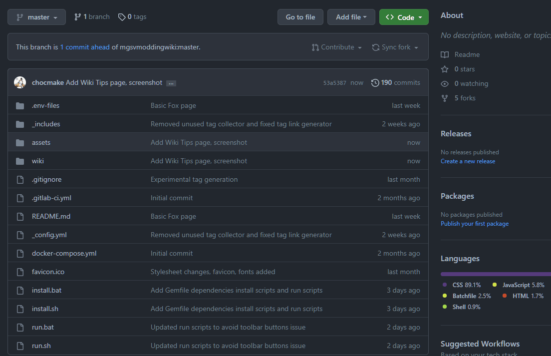 Using Github.com | MGSV Modding Wiki