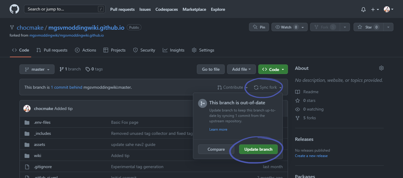 Using Github.com | MGSV Modding Wiki